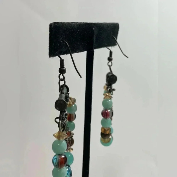 BEADED PIERCED EARRINGS - Picture 4 of 7